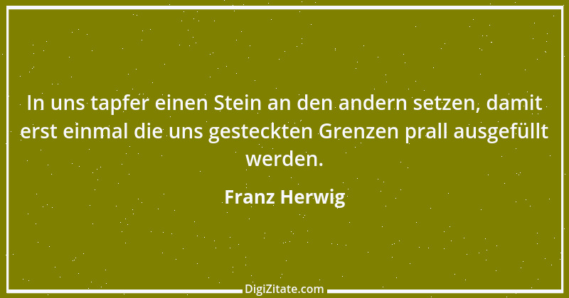 Zitat von Franz Herwig 4