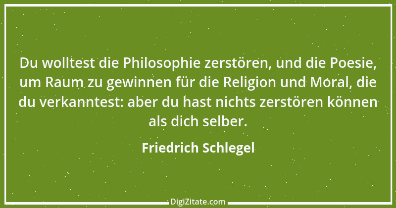 Zitat von Friedrich Schlegel 54