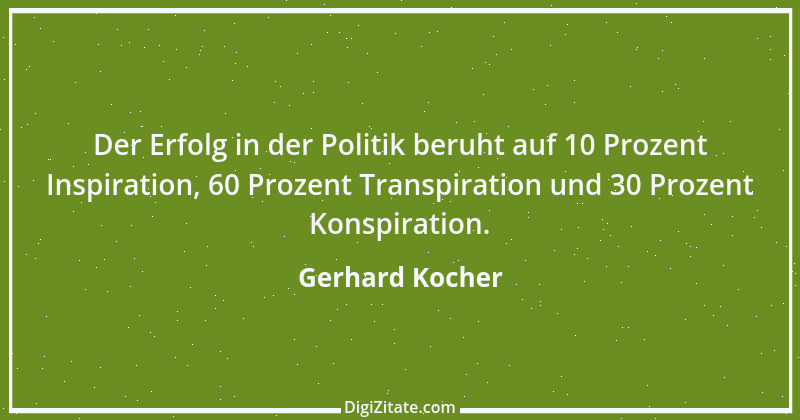 Zitat von Gerhard Kocher 16