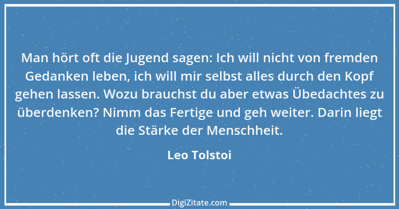 Zitat von Leo Tolstoi 616