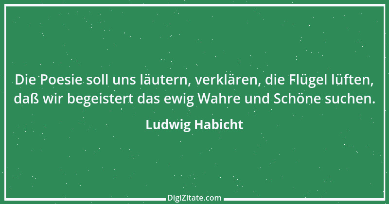 Zitat von Ludwig Habicht 8