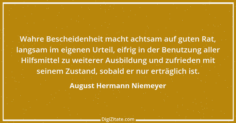 Zitat von August Hermann Niemeyer 6