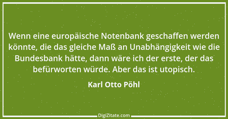 Zitat von Karl Otto Pöhl 5