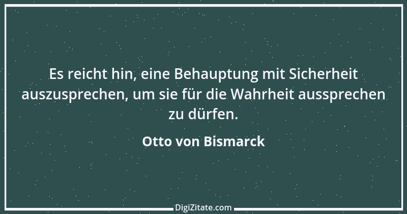 Zitat von Otto von Bismarck 206