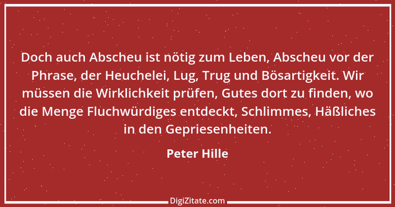 Zitat von Peter Hille 21