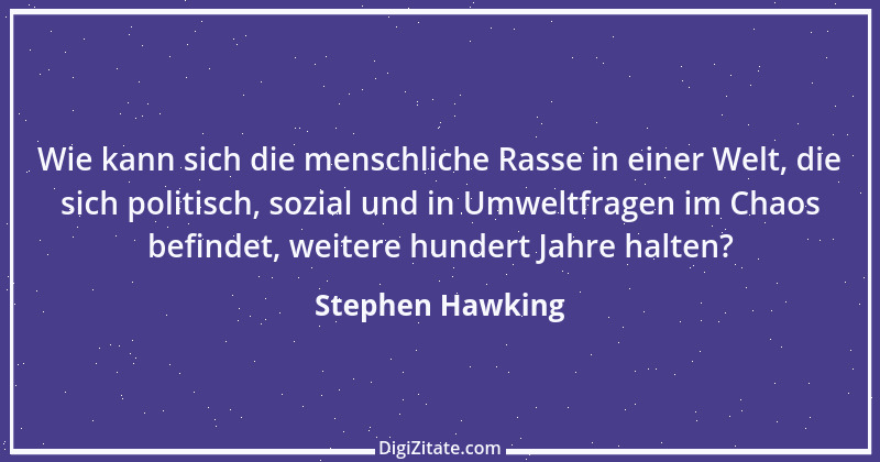 Zitat von Stephen Hawking 1