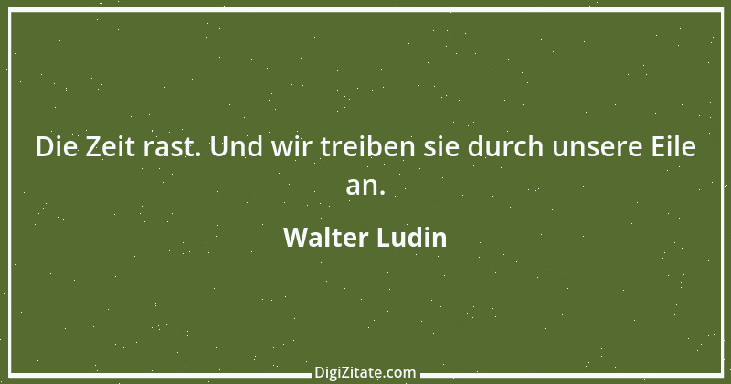 Zitat von Walter Ludin 1010