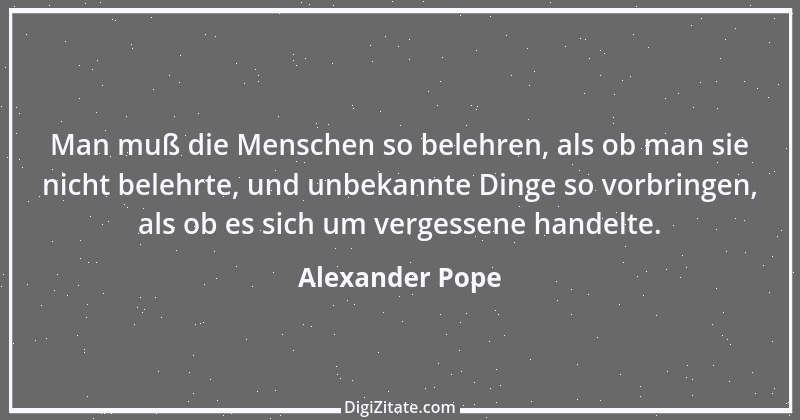 Zitat von Alexander Pope 48