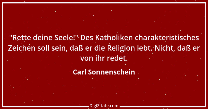 Zitat von Carl Sonnenschein 3