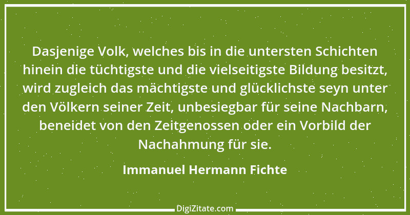 Zitat von Immanuel Hermann Fichte 1