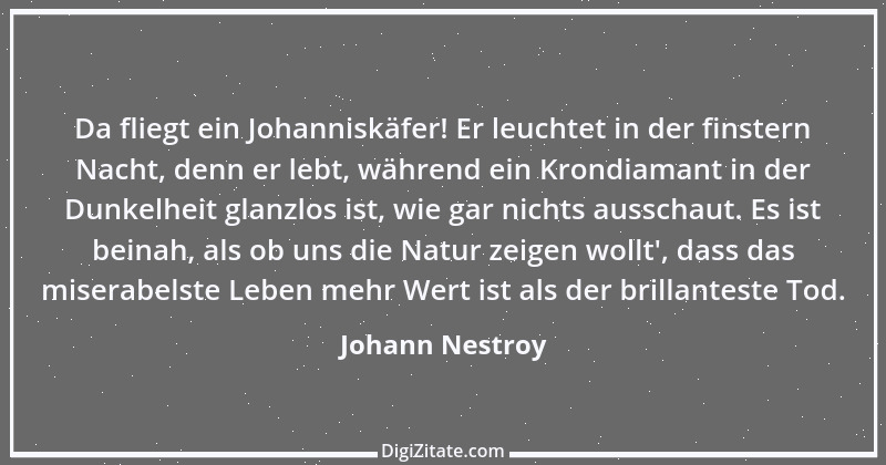 Zitat von Johann Nestroy 157