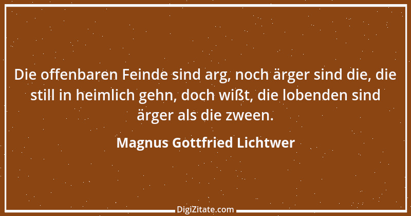 Zitat von Magnus Gottfried Lichtwer 3