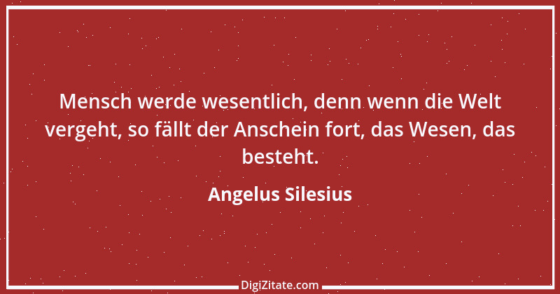 Zitat von Angelus Silesius 111