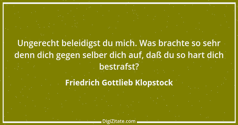 Zitat von Friedrich Gottlieb Klopstock 42