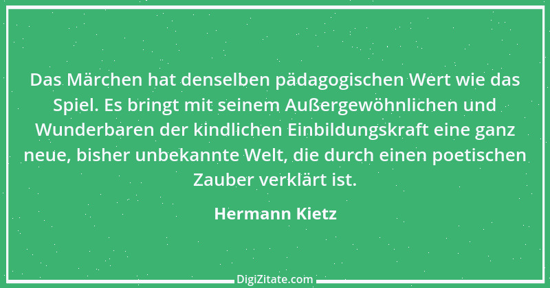 Zitat von Hermann Kietz 1