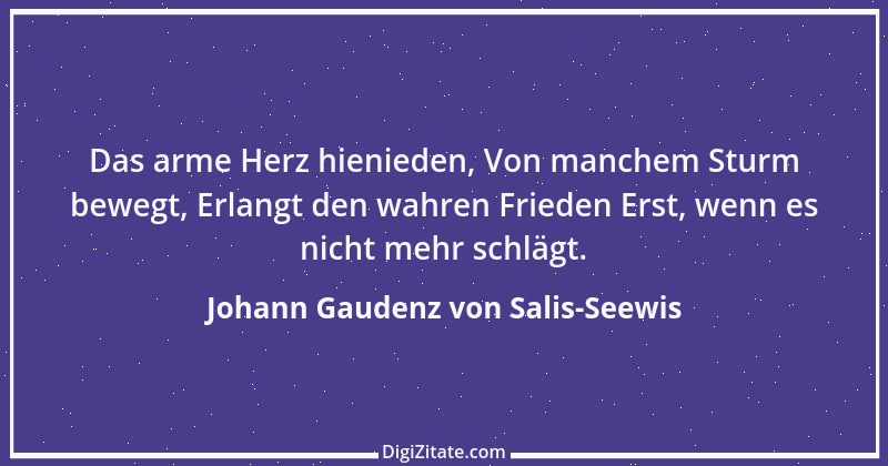 Zitat von Johann Gaudenz von Salis-Seewis 13