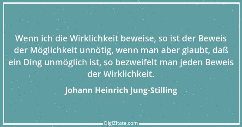 Zitat von Johann Heinrich Jung-Stilling 2