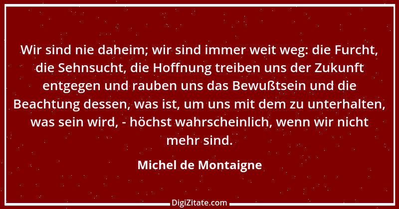 Zitat von Michel de Montaigne 198