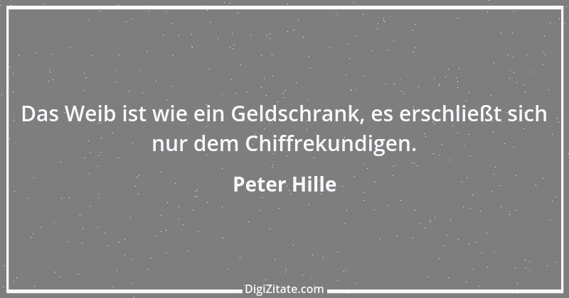 Zitat von Peter Hille 23