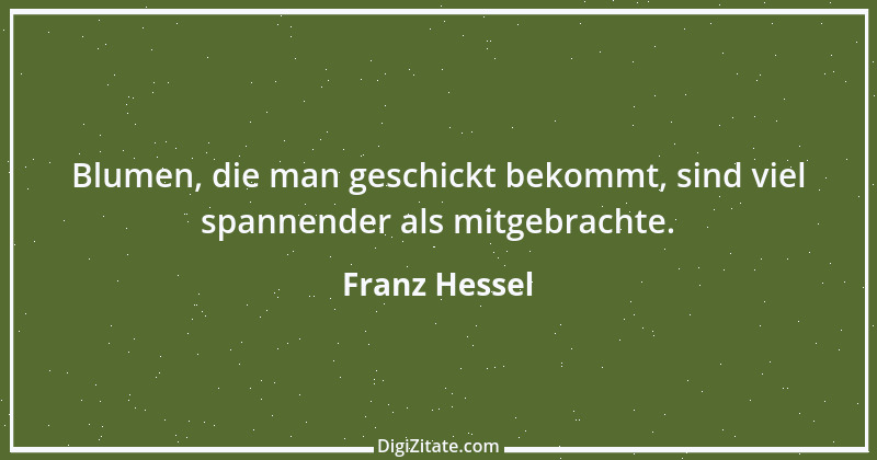 Zitat von Franz Hessel 3