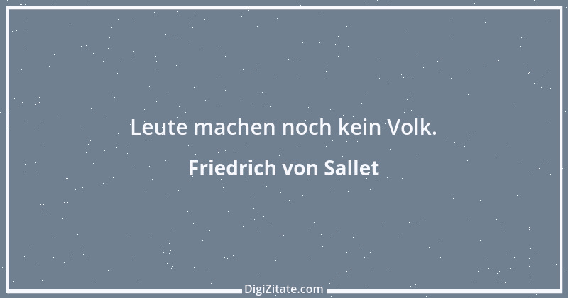 Zitat von Friedrich von Sallet 20