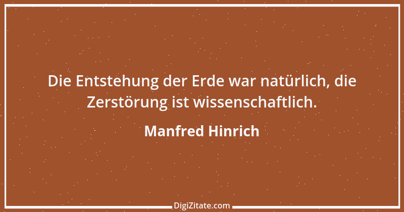 Zitat von Manfred Hinrich 1685