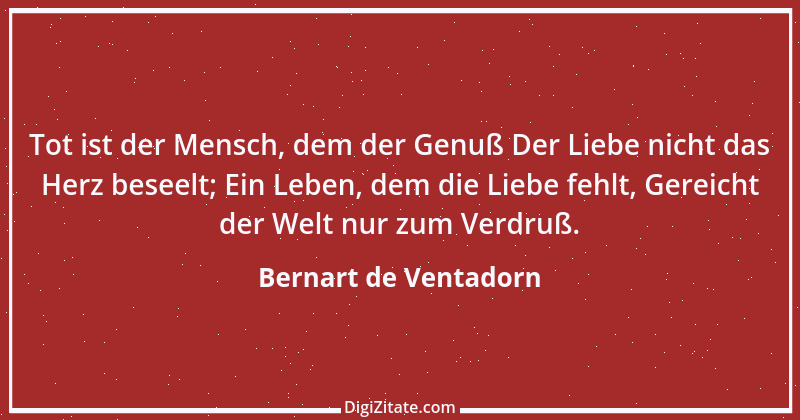 Zitat von Bernart de Ventadorn 1