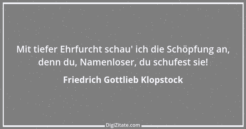 Zitat von Friedrich Gottlieb Klopstock 44