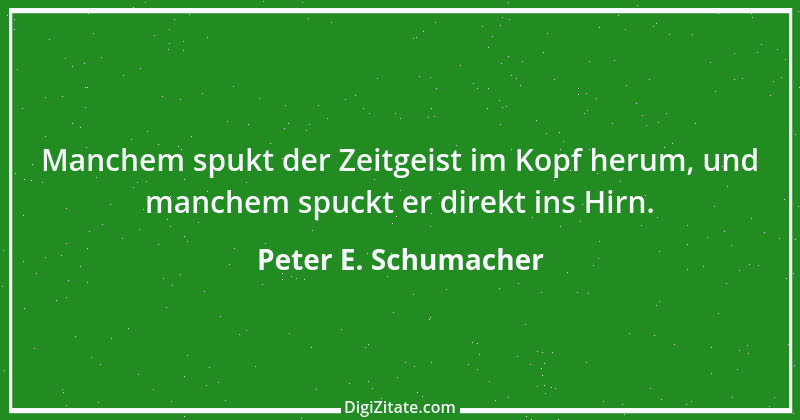 Zitat von Peter E. Schumacher 317