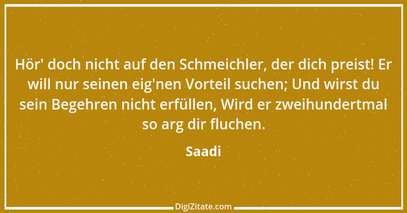 Zitat von Saadi 28