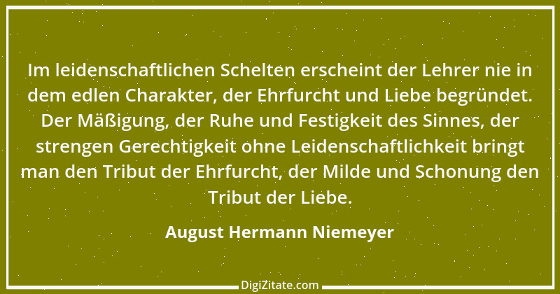 Zitat von August Hermann Niemeyer 11