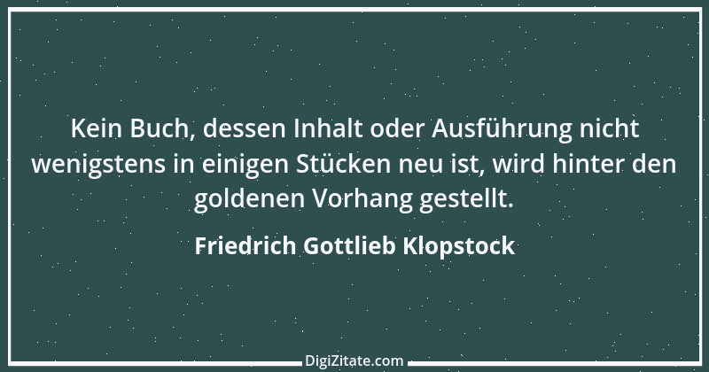 Zitat von Friedrich Gottlieb Klopstock 45