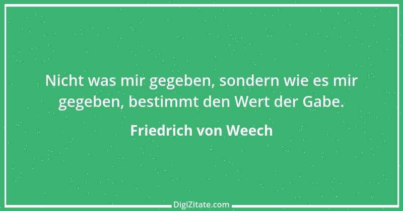 Zitat von Friedrich von Weech 1