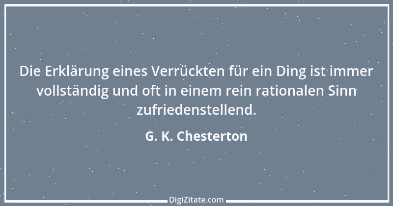 Zitat von G. K. Chesterton 61