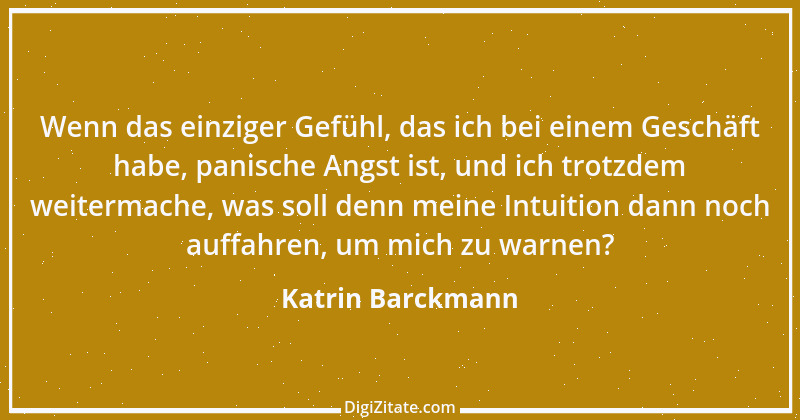 Zitat von Katrin Barckmann 1