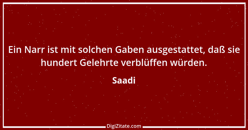 Zitat von Saadi 29