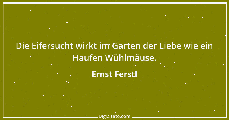 Zitat von Ernst Ferstl 1955