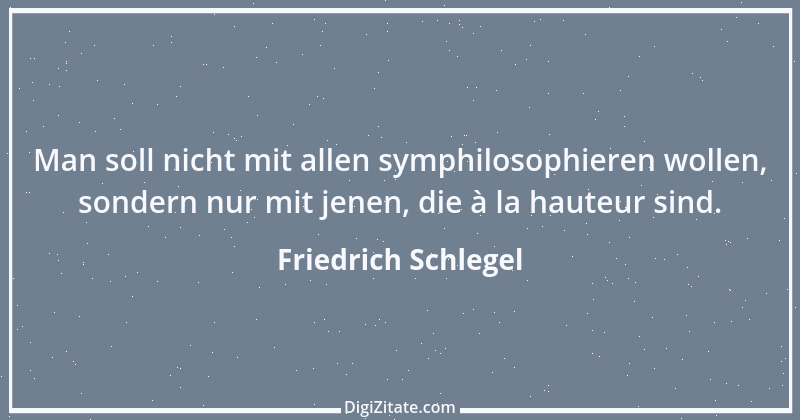 Zitat von Friedrich Schlegel 61