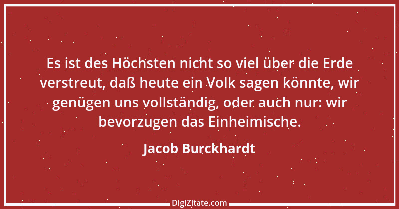 Zitat von Jacob Burckhardt 72