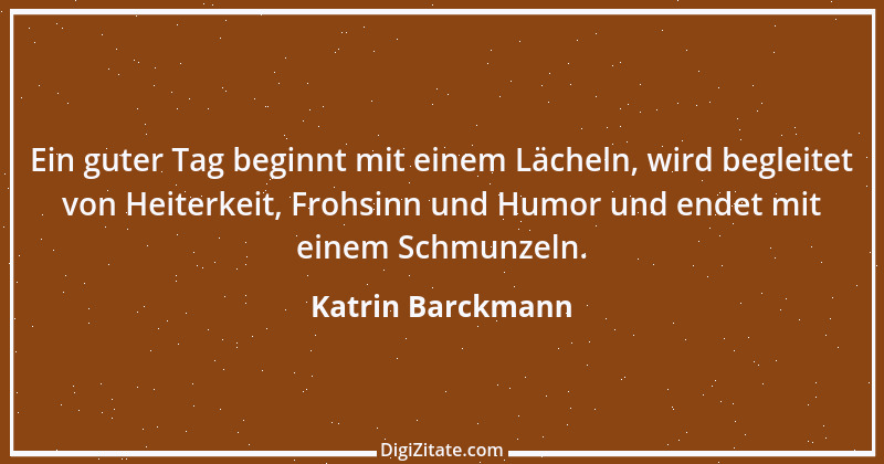 Zitat von Katrin Barckmann 2