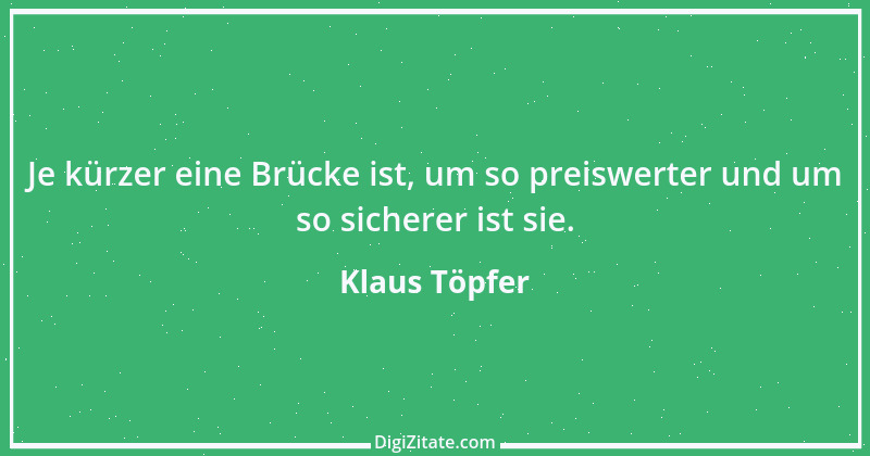 Zitat von Klaus Töpfer 1