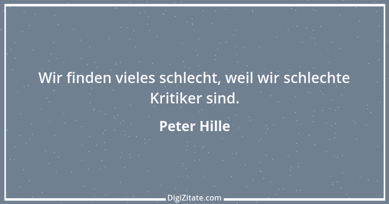 Zitat von Peter Hille 27