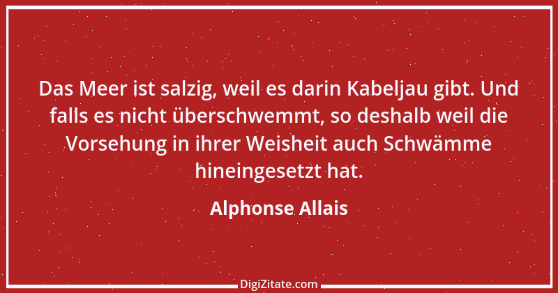 Zitat von Alphonse Allais 3