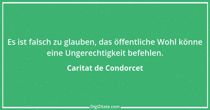 Zitat von Caritat de Condorcet 2