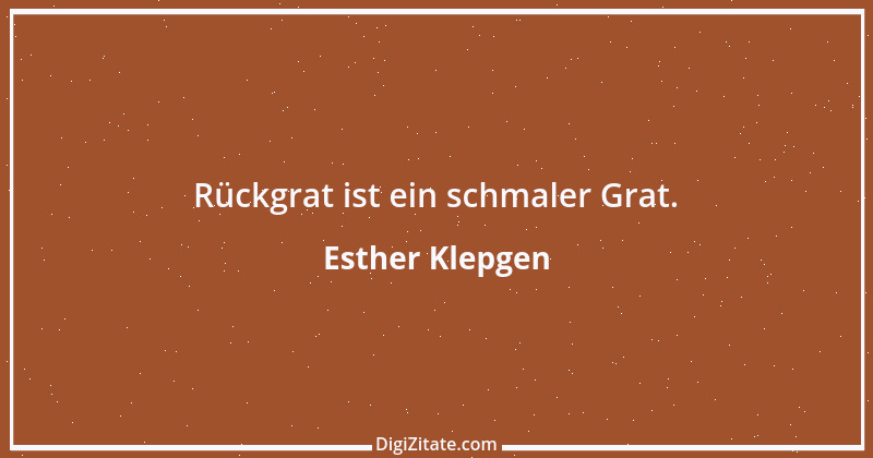 Zitat von Esther Klepgen 7