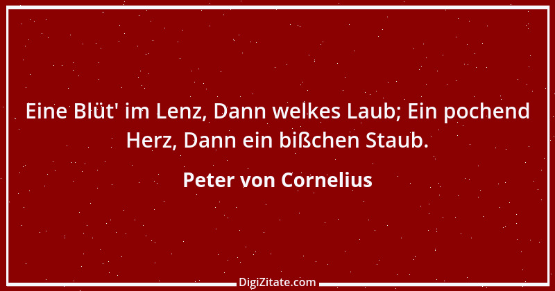 Zitat von Peter von Cornelius 1