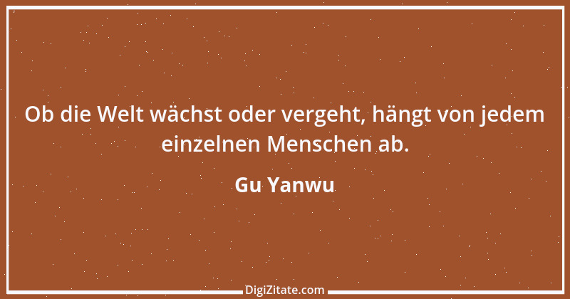 Zitat von Gu Yanwu 1