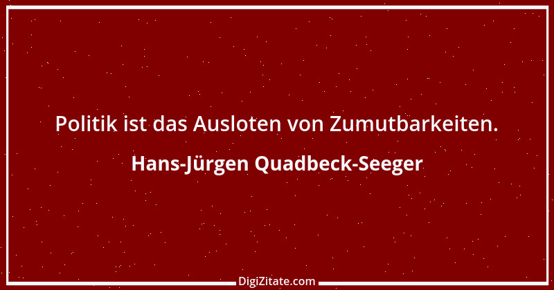 Zitat von Hans-Jürgen Quadbeck-Seeger 433