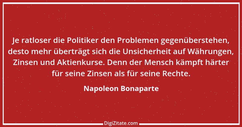 Zitat von Napoleon Bonaparte 155