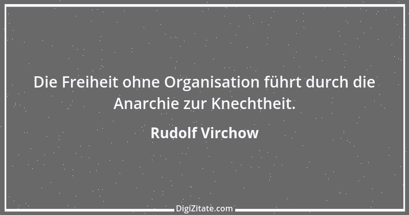 Zitat von Rudolf Virchow 19